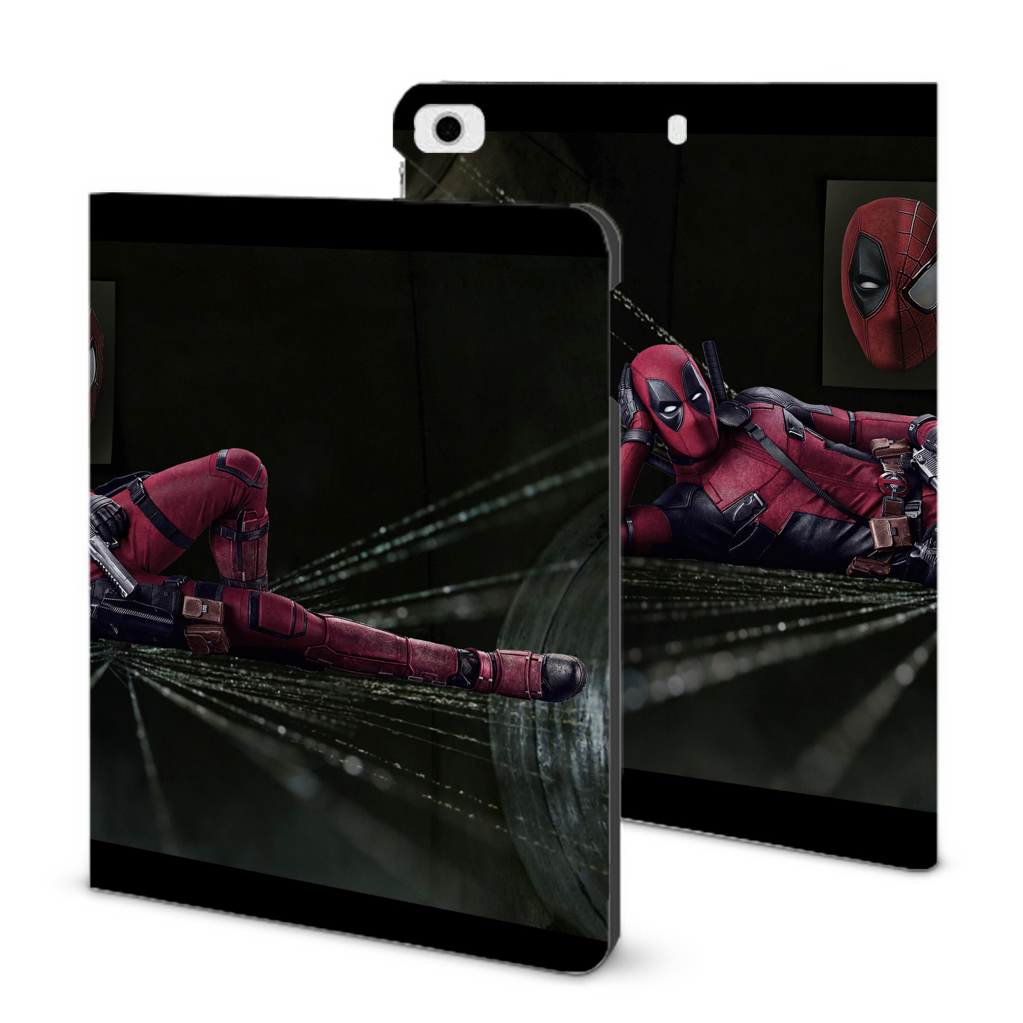 （画像用） アベンジャーズ The Avengers IPad ケース ブック型 PUレザー TPU 耐衝撃 軽量 薄型 ペン収納なし 全面保護 IPad 各モデル対応